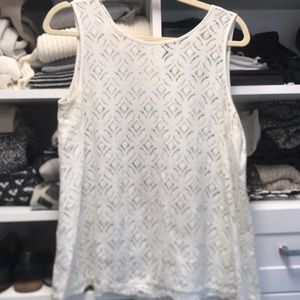 LOFT lace tank